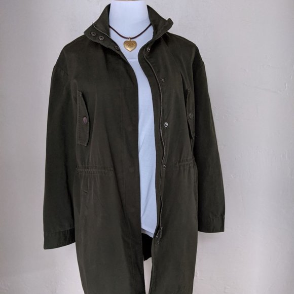 POPSUGAR Utility Jacket Olive Green - Picture 9 of 9